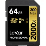 Lexar Professional SDXC 64 GB Class 10…