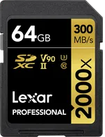 Paměťová karta Lexar Professional SDXC 64 GB Class 10 UHS-II U3 (LSD2000064G-BNNNG)