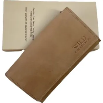 Peněženka WILD´S COLLECTION Dámská kožená peněženka wild collection tan 5622 Tan