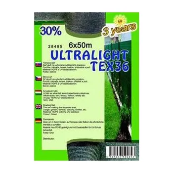 Stínicí technika Stínící síť ULTRALIGHTTEX36 6x50m zel 30%