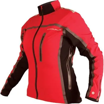 Cyklistická bunda Dámská bunda Endura Stealth, červená