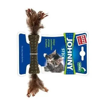 Hračka pro kočku Hračka kočka GiGwi Johnny Stick Catnip s peříčky