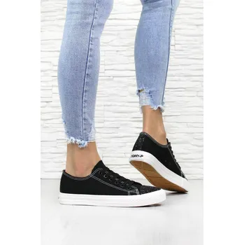 Dámské tenisky Tony.P Černé plátěnky X-149B Velikost: 36