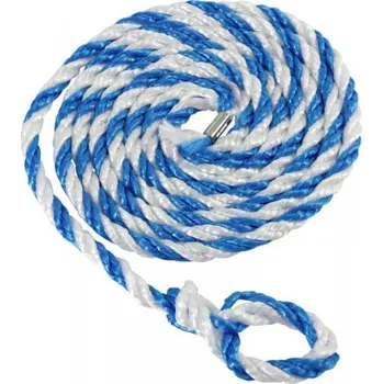 Chov hospodářského zvířete Vazák transportní pro hospodářská zvířata, malá smyčka, modro / bílý, 3,2 m