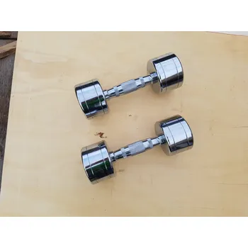 Jednoruční činky 2x5kg FIX CHROM