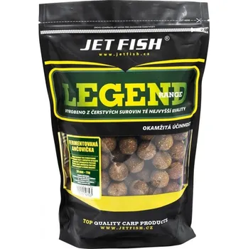 Boilies Jet Fish Boilie Legend Range Fermentovaná Ančovička - 1 kg 24 mm