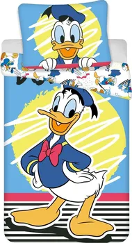 Ložní povlečení Jerry Fabrics Donald Duck 03 140 x 200, 70 x 90 cm zipový uzávěr