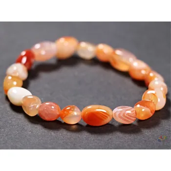 Náramek Magieprirody.cz Náramek Karneol Botswana valounky #02 z přírodních kamenů