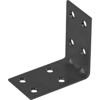 Nábytkové kování Walteco Spojovací úhelník 50x50x30mm, černý Množství: 1 ks