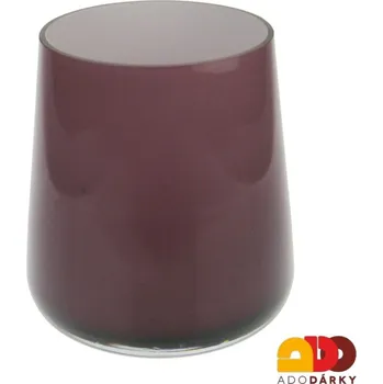 Váza Fialová váza kónická 15,5 cm (Skleněná váza fialová)