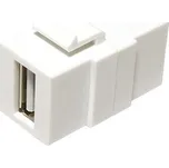25.92.0120 Keystone spojka USB A(F) - USB A(F), 2.0, bílá