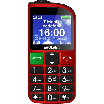 Evolveo EasyPhone červený Mobilní telefon Evolveo EasyPhone červený