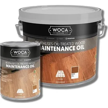 Olej na dřevo WOCA Pečující olej přírodní 2,5 L Maintenance Oil