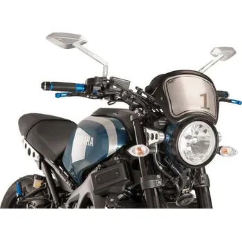 Auto-moto Plexi štít PUIG FRONTAL PLATE 9168C karbonový vzhled