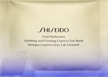 Pleťová maska Shiseido Vital Perfection Uplifting & Firming Express zpevňující a liftingová oční maska 12 ks