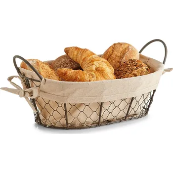 chlebník Košík na chléb nebo pečivo COUNTRY STYLE, 30x21x11 cm, ZELLER
