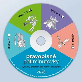 Český jazyk CD-ROM PRAVOPISNÉ PĚTIMINUTOVKY 3 - jednouživatelská verze -