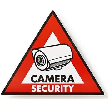 IP kamera Samolepka výstražná NEDIS STCKWC105