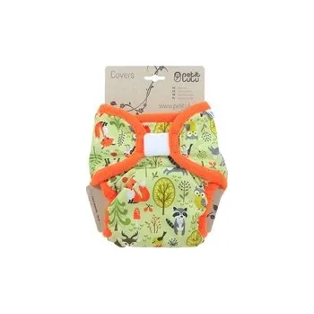 Plenkové kalhoty Petit Lulu - svrchní kalhotky - suchý zip - Lesní zvířátka - kopie, Velikost 4 - 15kg