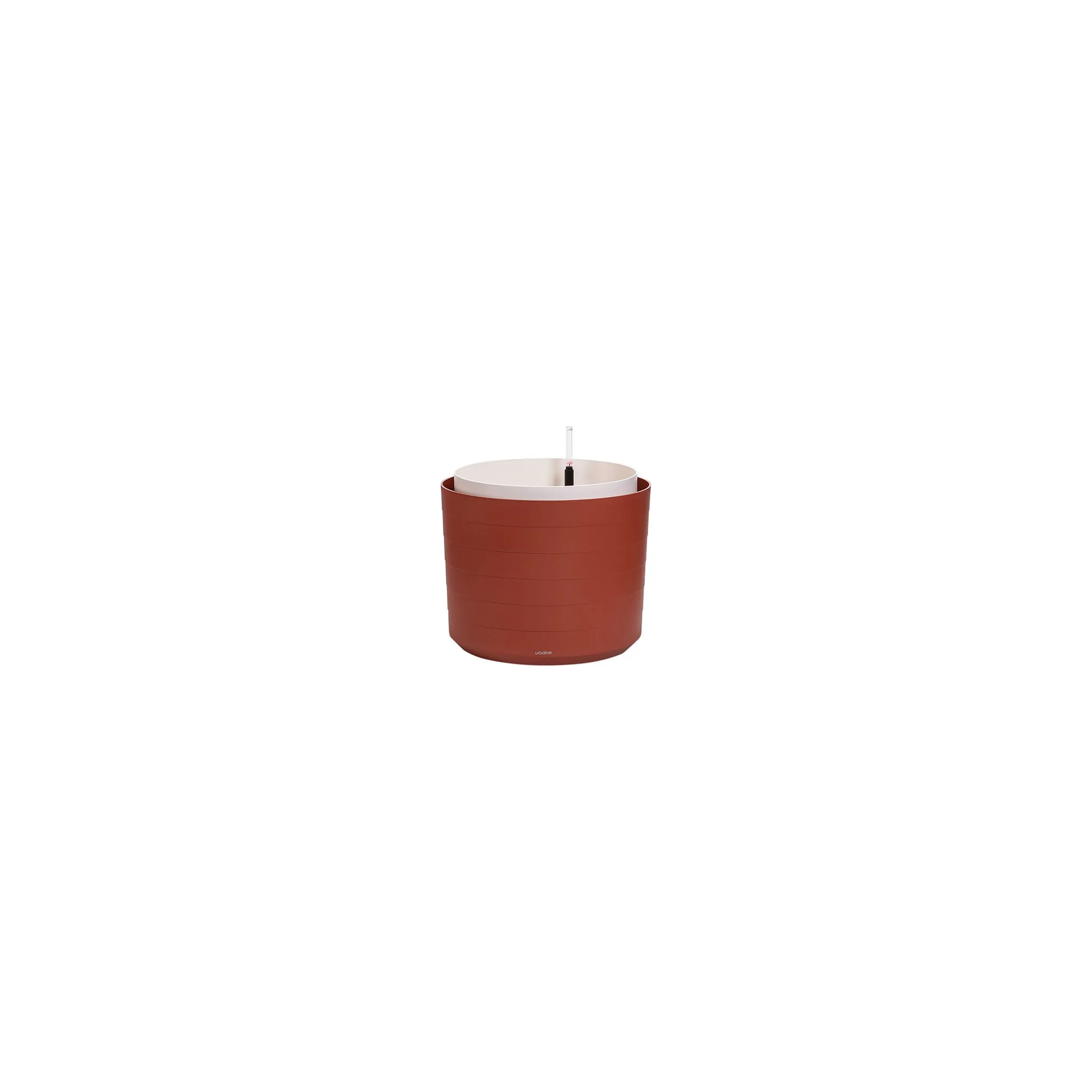 Fotografie 1 - Květináč Plastia Berberis 55 cm terakota/slonová kost