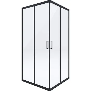 Deante FUNKIA NERO KYC_N42K Sprchový kout 80x80, černá-čiré