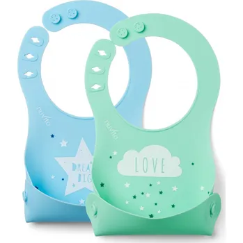 NUVITA Silikonový bryndák Varianta: Blue/Green