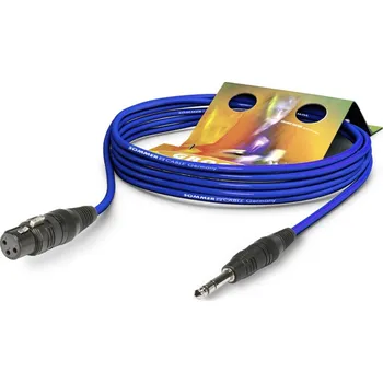 Příslušenství ke zvukové technice Sommer Cable SGFG-0600-BL - XLR Samice a Jack 6,3mm Stereo