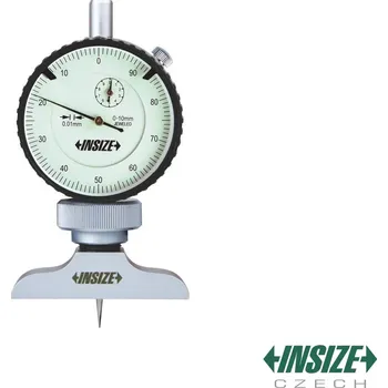 Mechanický hloubkoměr 10/0,01 mm s můstkem 63×17 mm INSIZE