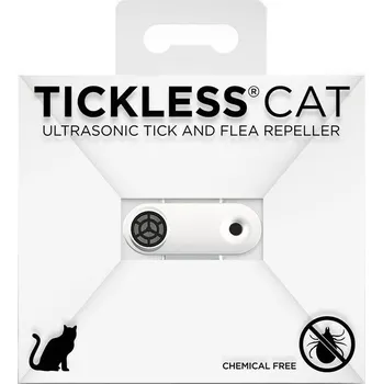 Odpuzovač zvířat Tickless ultrazvukový odpuzovač klíšťat Mini Cat white