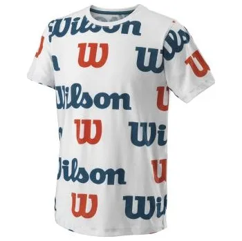 CHLAPECKÉ TRIKO WILSON ALL OVER LOGO TECH TEE M