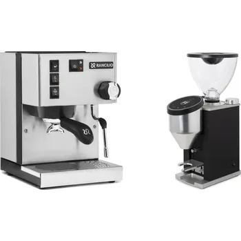 Kávovar Rancilio Silvia E + Rocket Espresso FAUSTINO 3.1, black