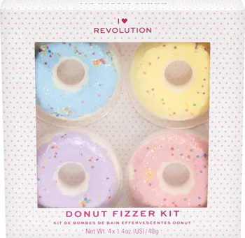 Kosmetická sada Makeup Revolution I Heart Revolution Donut Fizzer Kit dárková sada