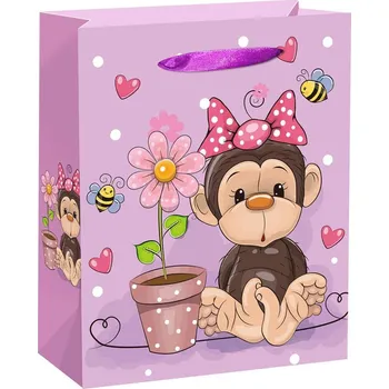 Dárková taška Flexio Dárková taška M - Zamilovaná opička