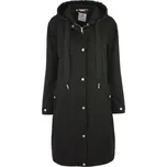 ČERNÝ JARNÍ KABÁT S KAPUCÍ Rino Pelle