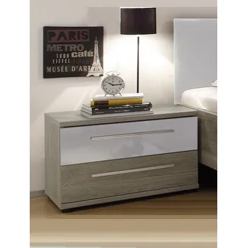 Noční stolek Noční stolek COSMOS Varianta: san remo/bílá