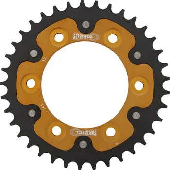 Řetězová sada pro motocykl Řetězová rozeta SUPERSPROX STEALTH RST-745:37-GLD zlatá 37 zubů, 525