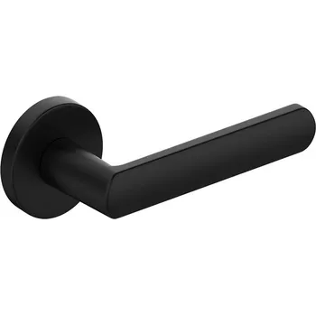 Dveřní kování Klika Luna R - černá (komplet 2ks)