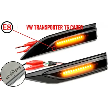 Směrový světlomet CarLights Dynamické LED blinkry VW Transporter T6, Multivan, Caddy