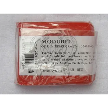 Modelovací hmota Modurit 250g - červený