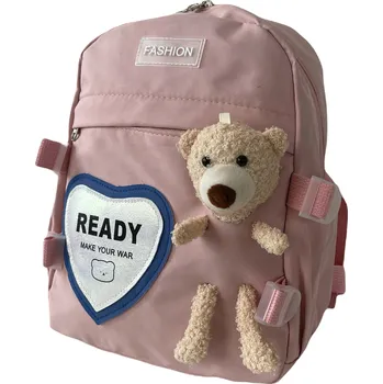 Dětský batoh Dětský batoh s plyšákem cihlová