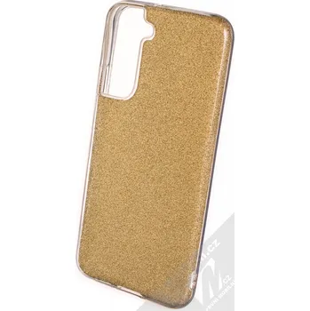 Pouzdro na mobilní telefon 1Mcz Shining TPU třpytivý ochranný kryt pro Samsung Galaxy S22 Plus 5G zlatá (gold)