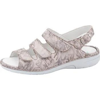 Dámské sandále Waldläufer 204003 dámské kožené sandály šíře - růžová G Barva: Růžová, Velikost: 37,5