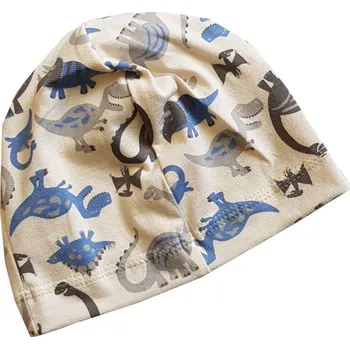 Čepice FARMERS® Dětská čepice BIO - různé vzory Barva: DINO, Velikost: 116-122