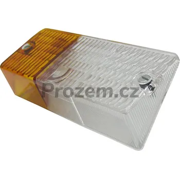 Zahradní traktor Přední světlo - náhradní sklo pravé pro historický traktor Hanomag typ Perfekt 301, Perfekt 401, Granit 500/1, Granit 501, Granit 501 E, Brillant 601, Brillant