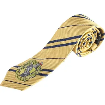Seriál kravata Harry Potter s výšivkou (znak kolejí) Mrzimor