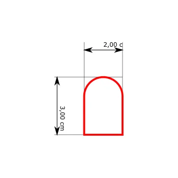 Vykrajovátko Naše Vykrajovátko Rámeček 4 Velikost: 3 cm Vykrajovátko