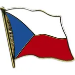 Odznak (pins) 20mm vlajka Česká republika - barevný