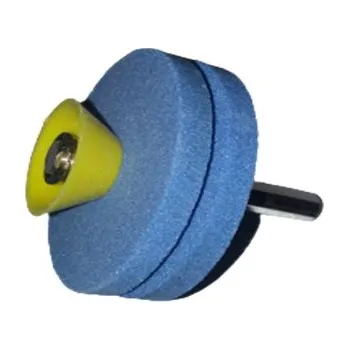 Brusný kotouč TYROLIT Kotouč se stopkou na broušení nožů a nůžek 57-7 modrý 437259