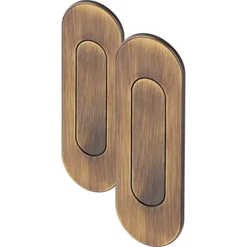 Stavebniny AC-T Servis ACT MUŠLE pro posuvné dveře SKRYTÁ OVÁL (bronz)