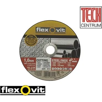 Brusný kotouč FLEXOVIT Kotouč řezací flex T41 150x1x22,2 OCEL 2v1 A60S80 66252836476